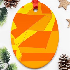 Pattern Abstract Triangle Simple Ornament (oval) by Bedest