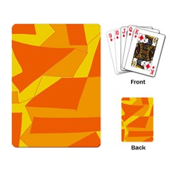 Pattern Abstract Triangle Simple Playing Cards Single Design (rectangle)