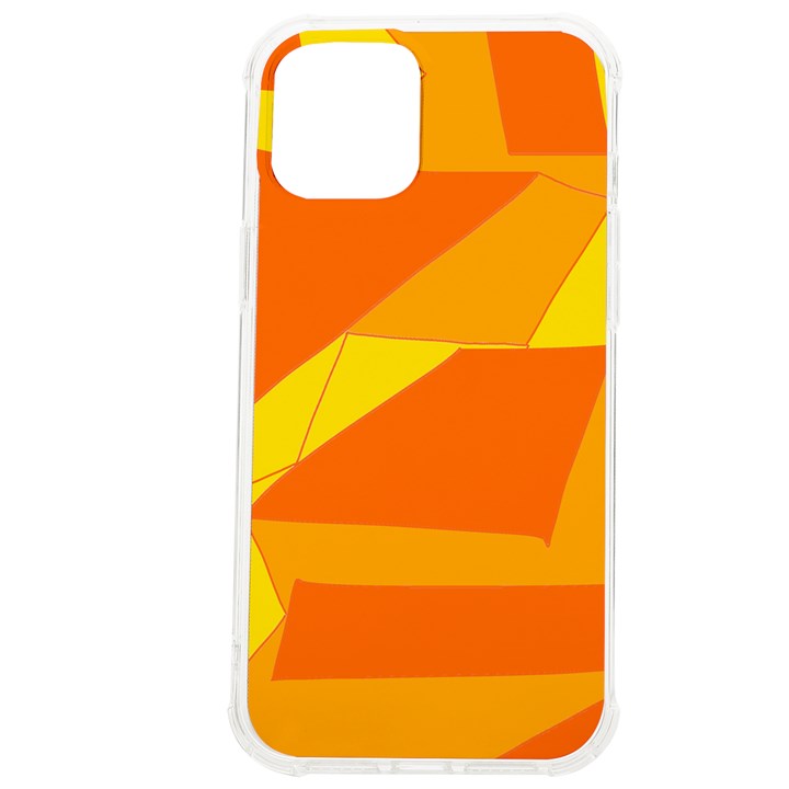 Pattern Abstract Triangle Simple iPhone 12 Pro max TPU UV Print Case