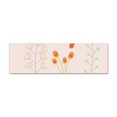 Boho Pattern Berries Flowers Nature Sticker Bumper (100 Pack) by Bedest