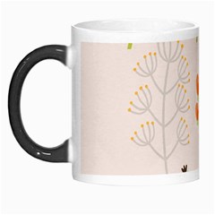 Boho Pattern Berries Flowers Nature Morph Mug by Bedest