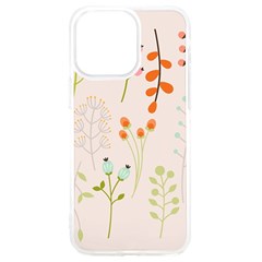 Boho Pattern Berries Flowers Nature Iphone 15 Pro Max Tpu Uv Print Case