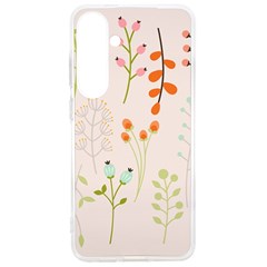 Boho Pattern Berries Flowers Nature Samsung Galaxy S24 Ultra 6 9 Inch Tpu Uv Case by Bedest