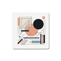 Abstract Architecture Square Magnet by Bedest