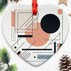 Abstract Architecture Heart Ornament (two Sides) by Bedest