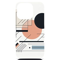 Abstract Architecture Iphone 14 Pro Black Uv Print Case by Bedest