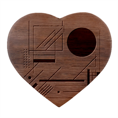 Abstract Architecture Heart Wood Jewelry Box by Bedest