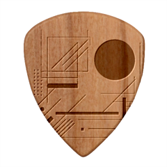 Abstract Architecture Wood Guitar Pick (set Of 10) by Bedest