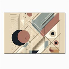 Boho Abstract Architecture Postcard 4 x 6  (pkg Of 10) by Bedest