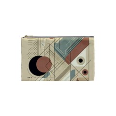 Boho Abstract Architecture Cosmetic Bag (small) by Bedest