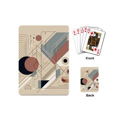 Boho Abstract Architecture Playing Cards Single Design (mini)