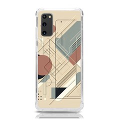 Boho Abstract Architecture Samsung Galaxy S20 6 2 Inch Tpu Uv Case by Bedest