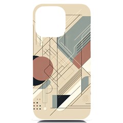 Boho Abstract Architecture Iphone 14 Pro Max Black Uv Print Case by Bedest