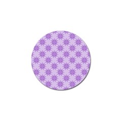 Purple Pattern Seamless Texture Mandala Golf Ball Marker by Bedest