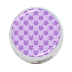 Purple Pattern Seamless Texture Mandala 4-port Usb Hub (two Sides) by Bedest