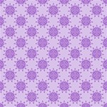 Purple Pattern Seamless Texture Mandala Play Mat (Square) Front