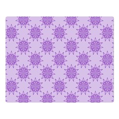 Purple Pattern Seamless Texture Mandala Two Sides Premium Plush Fleece Blanket (large) by Bedest