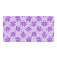 Purple Pattern Seamless Texture Mandala Satin Shawl 45  X 80  by Bedest