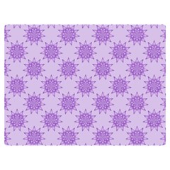 Purple Pattern Seamless Texture Mandala Premium Plush Fleece Blanket (extra Small) by Bedest