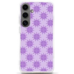 Purple Pattern Seamless Texture Mandala Samsung Galaxy S24 Ultra 6 9 Inch Tpu Uv Case by Bedest