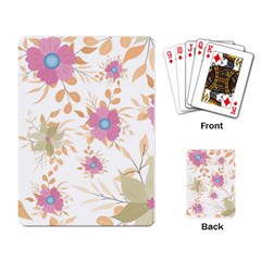 Flowers Blossom Spring Garden Playing Cards Single Design (rectangle)