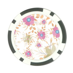 Flowers Blossom Spring Garden Poker Chip Card Guard by Bedest