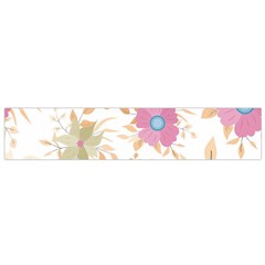 Flowers Blossom Spring Garden Small Premium Plush Fleece Scarf