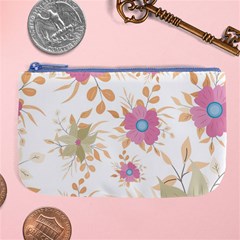 Flowers Blossom Spring Garden Large Coin Purse by Bedest