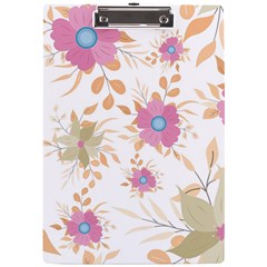 Flowers Blossom Spring Garden A4 Acrylic Clipboard by Bedest