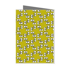 Eyes Pattern Mini Greeting Cards (pkg Of 8)