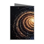 Galaxy Background Star Mini Greeting Card Right