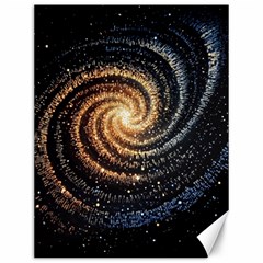 Galaxy Background Star Canvas 12  X 16  by Bedest