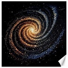 Galaxy Background Star Canvas 20  X 20  by Bedest