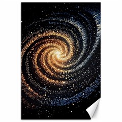 Galaxy Background Star Canvas 20  X 30  by Bedest