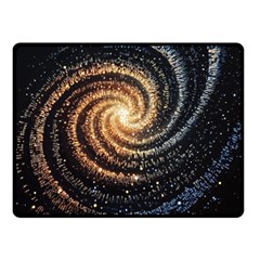 Galaxy Background Star Fleece Blanket (small) by Bedest