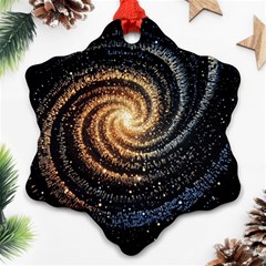 Galaxy Background Star Ornament (snowflake)