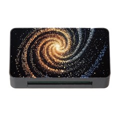 Galaxy Background Star Memory Card Reader With Cf by Bedest