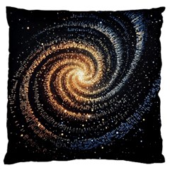 Galaxy Background Star Large Cushion Case (one Side) by Bedest