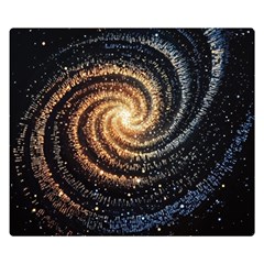 Galaxy Background Star Two Sides Premium Plush Fleece Blanket (kids Size) by Bedest