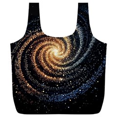 Galaxy Background Star Full Print Recycle Bag (xxl) by Bedest