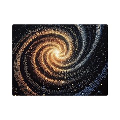 Galaxy Background Star Premium Plush Fleece Blanket (mini) by Bedest