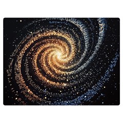 Galaxy Background Star Two Sides Premium Plush Fleece Blanket (baby Size) by Bedest