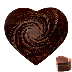 Galaxy Background Star Heart Wood Jewelry Box by Bedest