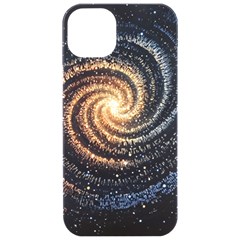 Galaxy Background Star Iphone 15 Pro Black Uv Print Pc Hardshell Case by Bedest