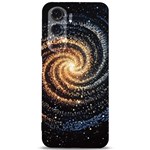 Galaxy Background Star Samsung Galaxy S24 Plus 6.7 Inch Black TPU UV Case Front