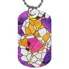 Architecture Glass Abstract Pattern Dog Tag (Two Sides)