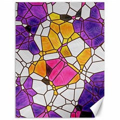 Architecture Glass Abstract Pattern Canvas 12  x 16 