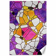 Architecture Glass Abstract Pattern Canvas 12  x 18 