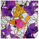 Architecture Glass Abstract Pattern Canvas 16  x 16  15.2 x15.41  Canvas - 1