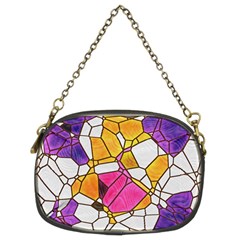 Architecture Glass Abstract Pattern Chain Purse (Two Sides)